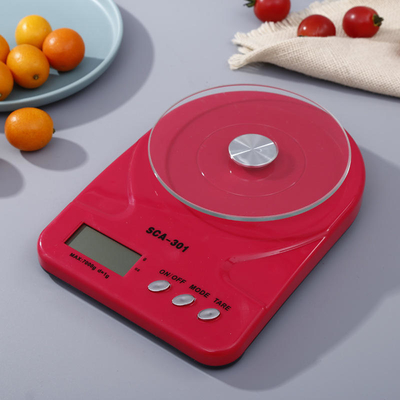 Electric Glass Kitchen Scale for Accurate Weight Measurement up to 5kg in the Kitchen