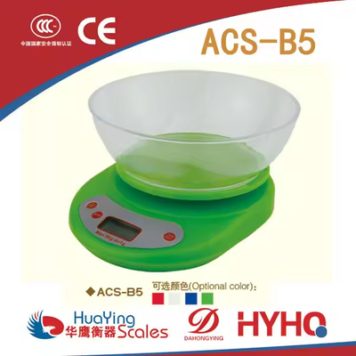 Design Electric Kitchen Digital Platform Weighing Scale with Round Platform and High Performanc