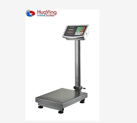 Customizable Logo 40*50cm Checked Plate Pansize Digital Electronic Weighing Machine Platform Scale with 300kg Capacity