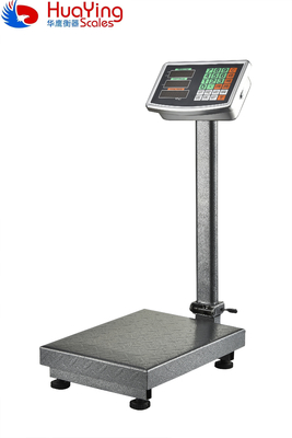 Customizable Logo 40*50cm Checked Plate Pansize Digital Electronic Weighing Machine Platform Scale with 300kg Capacity