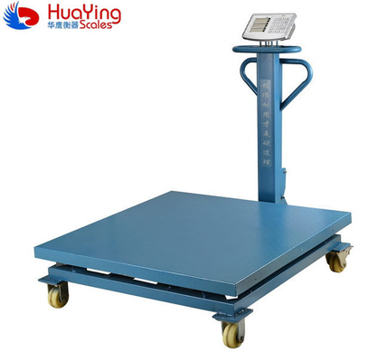 High Capacity 600kg Digital Platform Weighing Scale with Wheel Design Your Own Logo
