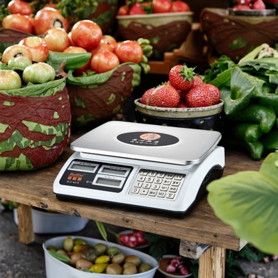AC/DC Power Supply 30kg LED Display Computing Scale Digital Weight for Commercial Markets