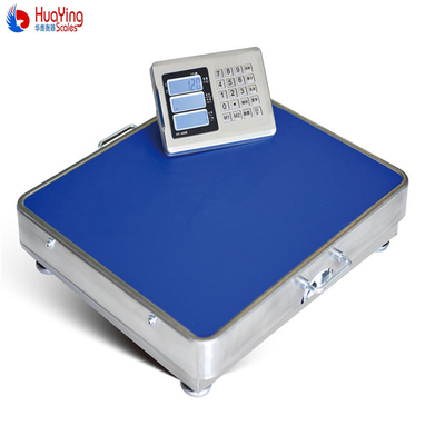 Portable 200kg Digital Platform Weighing Scale with Rechargeable Battery and Stainless Steel Disk Pansize 52*60cm