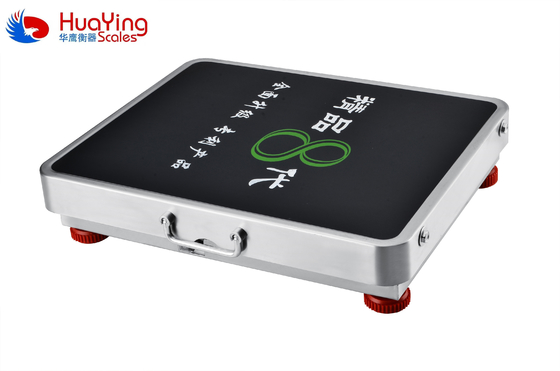 Portable 200kg Digital Platform Weighing Scale with Rechargeable Battery and Stainless Steel Disk Pansize 52*60cm