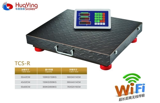 Portable 200kg Digital Platform Weighing Scale with Rechargeable Battery and Stainless Steel Disk Pansize 52*60cm
