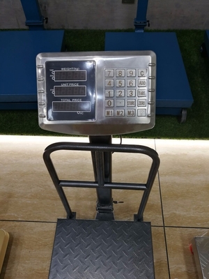 LED LCD Display Stainless Steel Electronic Digital Weighing Platform Scale with 150kg Capacity and Advanced Features