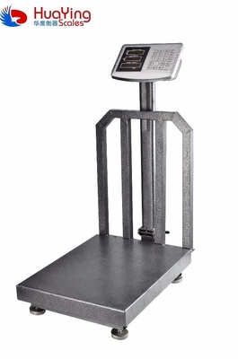 Checked Plate Pansize 30*40cm 300kg Digital Platform Scales with Model and AC Rechargeable Battery