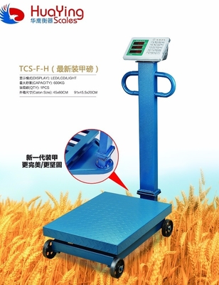 Battery 4V or 6V Recharge Battery Stainless Steel Folding Platform Industrial Platform Scale for Industrial Applications