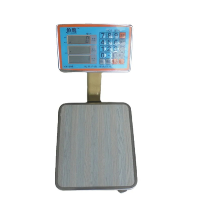 LCD Back Light 100kg Electronic Platform Scale TCS-608 in Stainless Steel for Accurate Weighing Results