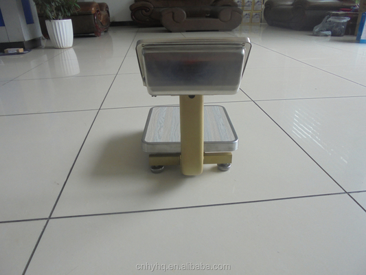 LCD Back Light 100kg Electronic Platform Scale TCS-608 in Stainless Steel for Accurate Weighing Results