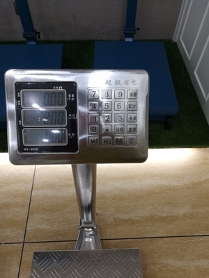 Stainless Steel Digital Platform Scale for All Material and Rechargeable Battery 4V Power Supply