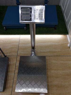 Stainless Steel Digital Platform Scale for All Material and Rechargeable Battery 4V Power Supply