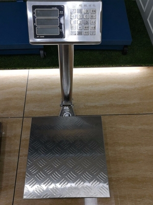Stainless Steel Digital Platform Scale for All Material and Rechargeable Battery 4V Power Supply