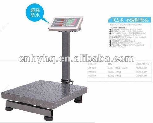 Bench Scale Electronic Scale with Long Lasting Power and LED Green Light Display
