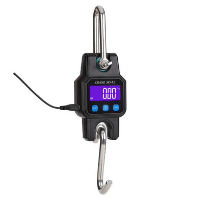 Max Capacity 300 KG USB Rechargeable Electronic Hanging Crane Weighing Scale made of Durable ABS Plastic for Industrial Needs