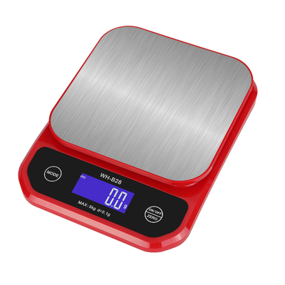 ROHS Certified Waterproof Kitchen Scale Digital USB Rechargeable Electronic Food Scale 5kg 0.1g WH-B28 Max Capacity 5 KG