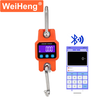 Lock Function 300kg Hot USB Charging Smart WH-C06 Digital Electronic Hanging Crane Scale with USB Rechargeable Batteries