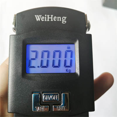 WH-A08 110LBS Electronic Baggage Scale Portable Digital Handheld Weighing Scale Power Supply 2*AAA Batteries CE Certified