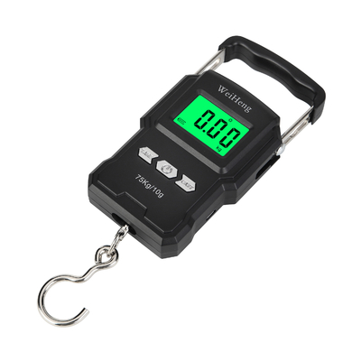 LCD Display 75KG USB Rechargeable Digital Hook Scale With 1M Tape Measure and Auto-off Function