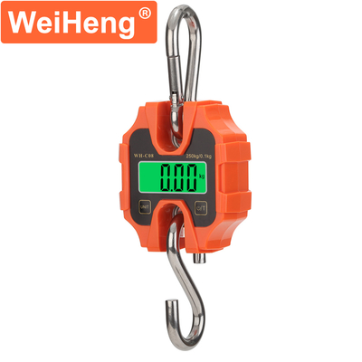 WH-C08 Digital Crane Scale Portable 250 kg with ABS Plastic Stainless Steel