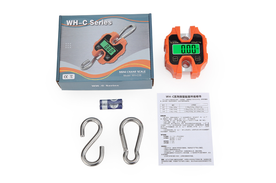 WH-C08 Digital Crane Scale Portable 250 kg with ABS Plastic Stainless Steel