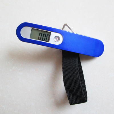 Weiheng WH-A20 Silver Digital Travel Scale Portable Big Hook Overload and Low Battery Indication 50KG Maximum Weight
