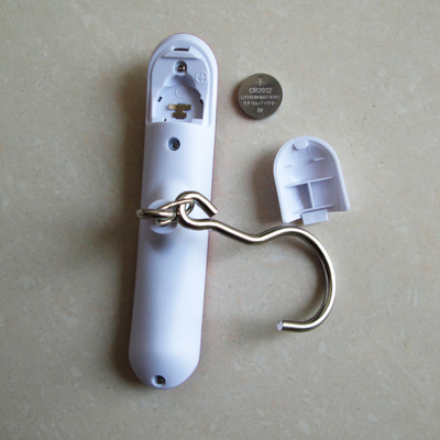 Weiheng WH-A20 Silver Digital Travel Scale Portable Big Hook Overload and Low Battery Indication 50KG Maximum Weight
