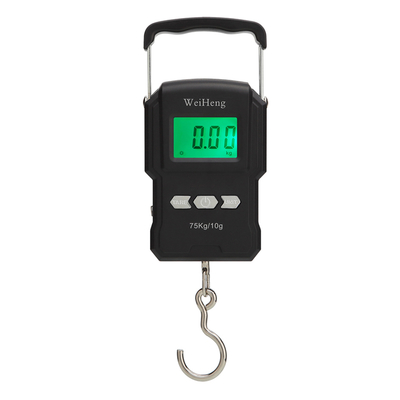Digital Display WH-A22 Portable Postal Hanging Scale with 1M Tape Measure and 75KG Weight Measuring from Weiheng