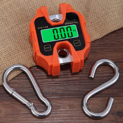 Weiheng 250kg Digital Hanging Portable Crane Scales for Your Unit lb