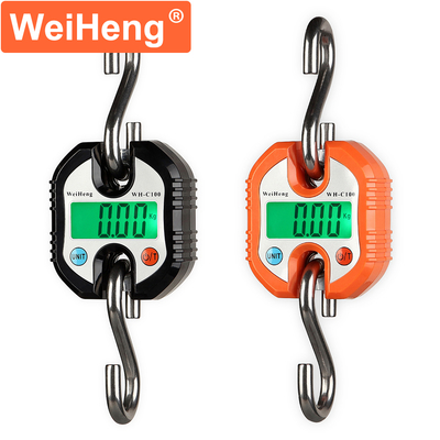 CRANE SCALE WeiHeng WH-C100 150KG Peak Hanging Portable Electronic Weighing Scales with Customized ODM Support