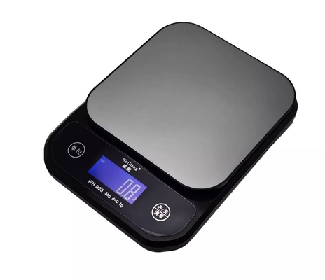 Rectangle Electric Kitchen Scale Stainless Steel 5KG 0.1G USB Chargeable Waterproof WeiHeng WH-B28