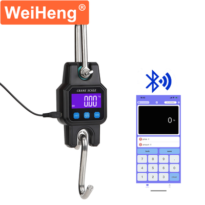 OEM Customized Support WeiHeng WH-C06 300KG USB Rechargeable Bluetooth Digital Electronic Crane Scale