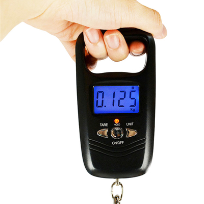 ABS Plastic Stainless Steel WeiHeng WH-A17 50kg Black Gold Electronic Hanging Scales for Accurate and Weighing