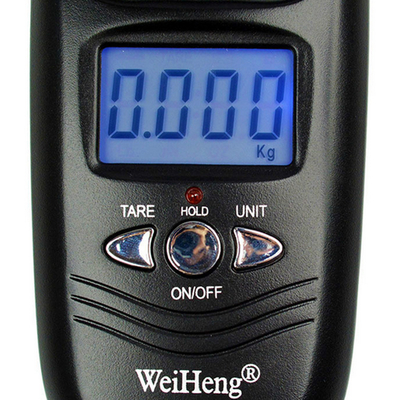 ABS Plastic Stainless Steel WeiHeng WH-A17 50kg Black Gold Electronic Hanging Scales for Accurate and Weighing