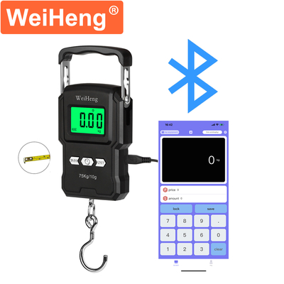 Weiheng WH-A27 The Most Convenient Portable Hanging Scale with 75kg Capacity and Bluetooth