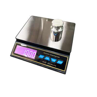 ABS Plastic Kitchen Weighing Scale 15kg Max Capacity 0.1g Weiheng USB Electronic Balance Scale 30kg Stainless Steel