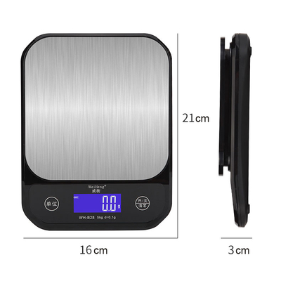 Waterproof USB Digital Kitchen Weighing Scale for Baking Special Function Waterproof Maximum Weight Recommendation 10KG