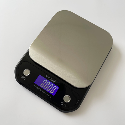 Convenient and Durable WeiHeng WH-B23 Digital Food Scale 0.1g Stainless Steel with 10 kg Maximum Weight Recommendation