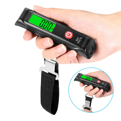 Convenient and Accurate 50kg Belt Travel Bag Hanging Scales Power Supply 1*CR2032 Batteries