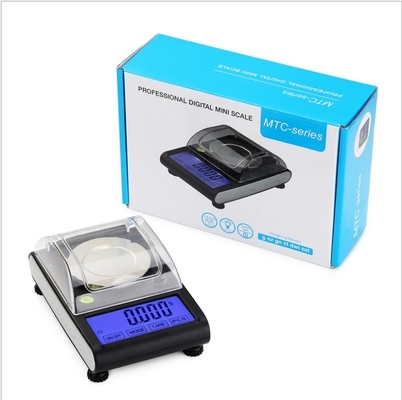 0.001 G High Precision ABS Plastic Portable Electronic Jewelry Scale for Diamond Gold Medicine Pocket Digital Weighing