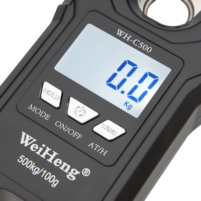 ABS Plastic Hot Electronic Crane Scale 500KG Weiheng Digital Weighing Hook Hanging Scale WH-C500 for Heavy-Duty Weighing