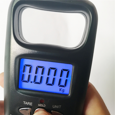 Weiheng WH-A17 Mini Portable Hanging Scale 50kg/10g Luggage Scales for Travelers ABS Plastic Stainless Steel