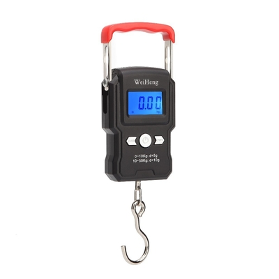 Weiheng Popular Portable Suitcase Weighing Scale 50kgs/110lbs Plastic Digital Luggage Scale Lock Function OEM Support