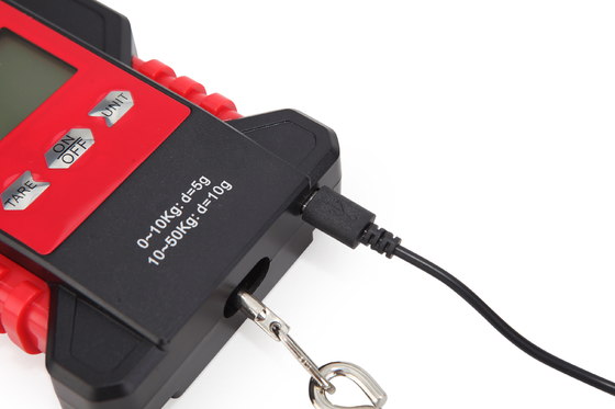Take the Stress out of Packing Backlit Luggage Scale 50kg with Hook and Portable Design