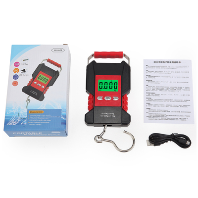 Take the Stress out of Packing Backlit Luggage Scale 50kg with Hook and Portable Design
