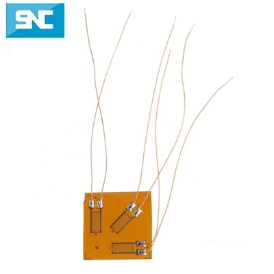 Encapsulated Film BF120-3CA Three Measuring Grids CA Strain Gage Corner Rosette Strain Gauge for Precise Strain Analysis