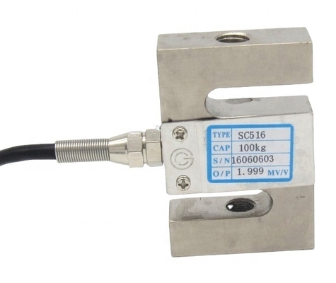 2.0±0.004mV/V Rated Output SC516 Tension Sensor S Beam Load Cell 50KN 5Ton for Your Requirements