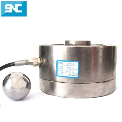 Weightbridge Scale Load Cell Low Profile Button Type 100klb/50klb Compression with 8-15VDC Excitation Voltage