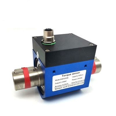 ZHKY2050B Rugged In-Line Rotary Sensor Torque Transducer Power Supply ±15 VDC or 24 VDC with Aluminum Housing 200nm 500nm