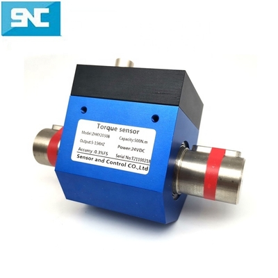 ZHKY2050B Rugged In-Line Rotary Sensor Torque Transducer Power Supply ±15 VDC or 24 VDC with Aluminum Housing 200nm 500nm